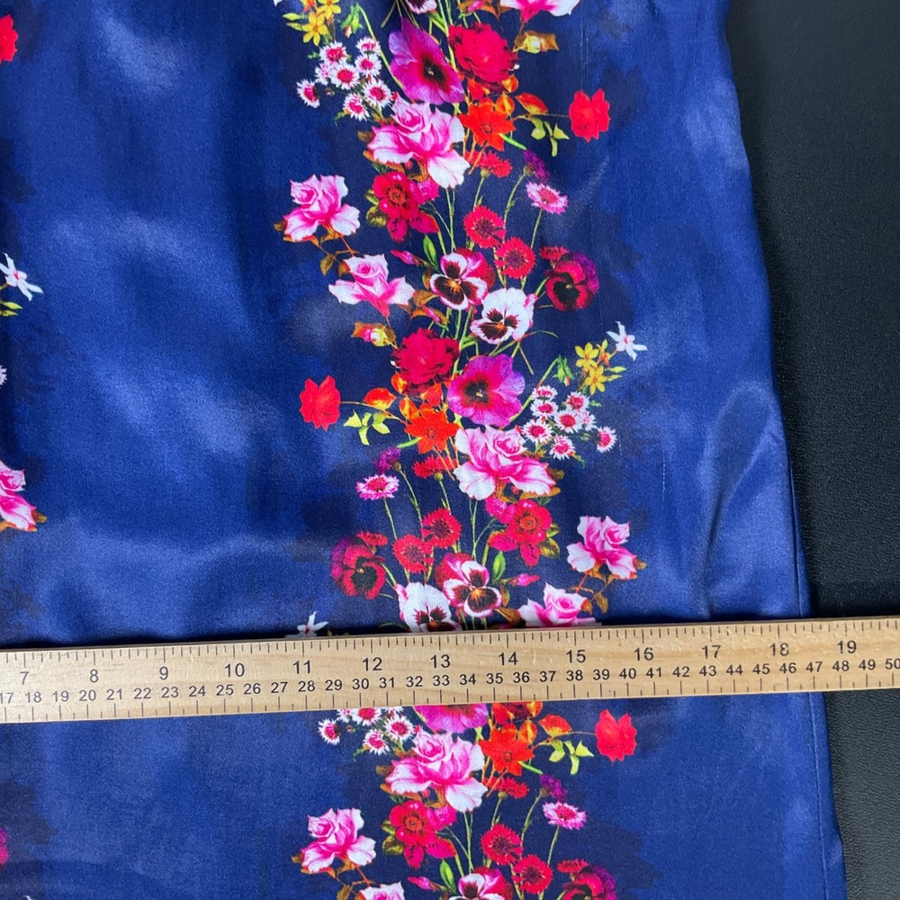 Anthropologie Maxi Dress Womens XS Navy Floral Halter Wedding Guest Spring NEW - Picture 9 of 13